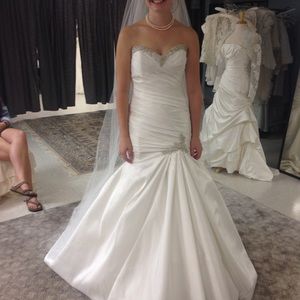 Mermaid style wedding gown
